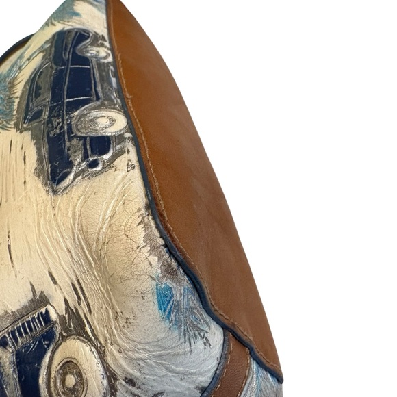 RARE!! Brahmin Blue Copa Cabana Mini Duxbury Crossbody Bag - Picture 14 of 16